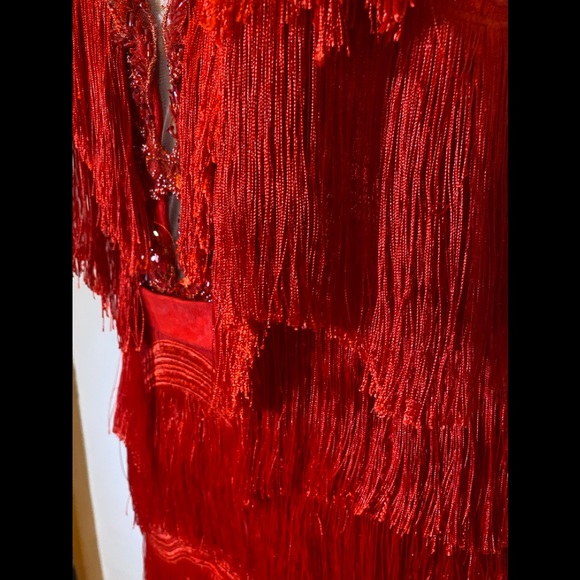 Teuta Matoshi Red Dress - Picture 4 of 16